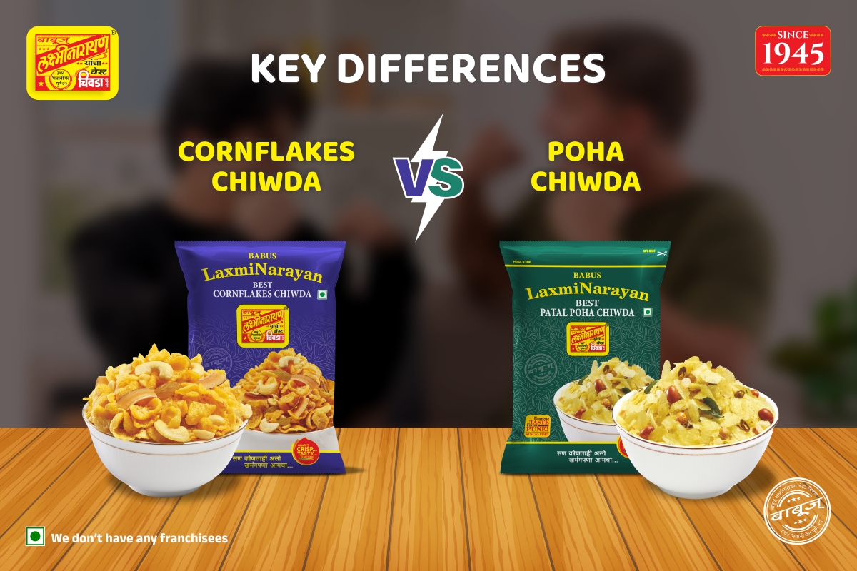 Cornflakes Chiwda vs. Poha Chiwda Key Differences